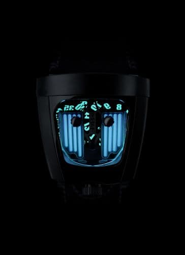 MB&F Horological Machine HMX Black Badger Phantom Blue