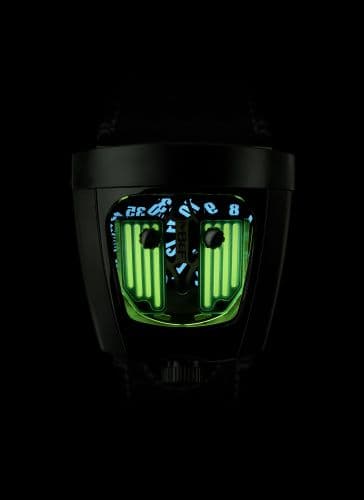 MB&F Horological Machine HMX Black Badger Radar Green
