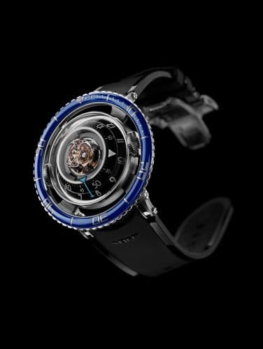 MB&F Horological Machine N°7 Aquapod Titanium / Blue