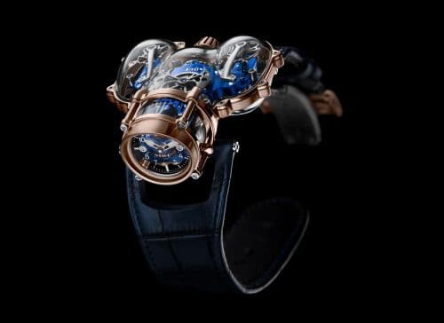 MB&F Horological Machine N°9 HM9 Sapphire Vision Red Gold / Blue
