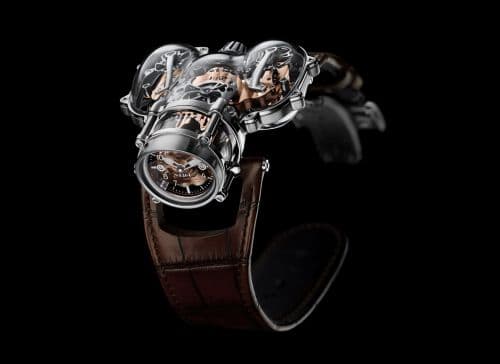 MB&F Horological Machine N°9 HM9 Sapphire Vision White Gold / Red Gold
