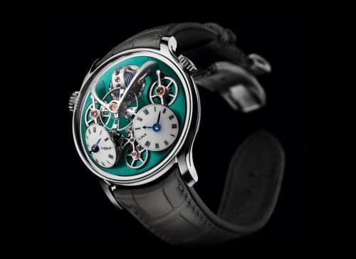 MB&F Legacy Machine LMX Titanium / Green