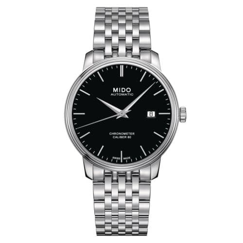 Mido Baroncelli Chronometer Stainless Steel / Black / Bracelet