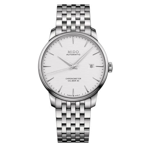 Mido Baroncelli Chronometer Stainless Steel / Silver / Bracelet