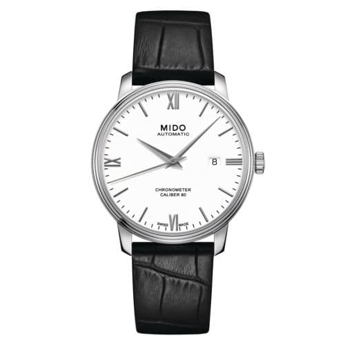 Mido Baroncelli Chronometer Stainless Steel / White