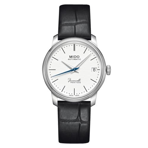 Mido Baroncelli Heritage Lady Stainless Steel / White