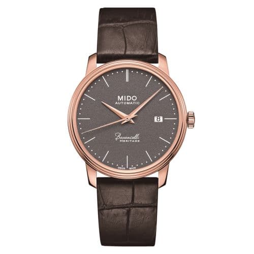 Mido Baroncelli Heritage Rose Gold / Grey