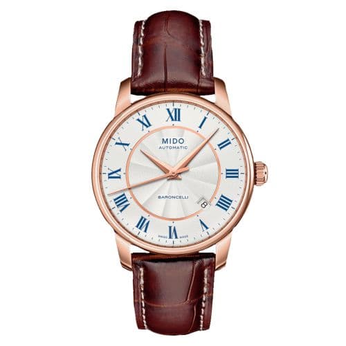 Mido Baroncelli Tradition Rose Gold / Silver