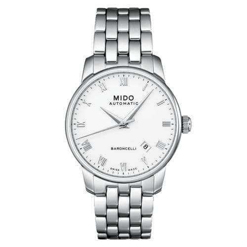 Mido Baroncelli Tradition Stainless Steel / White / Bracelet