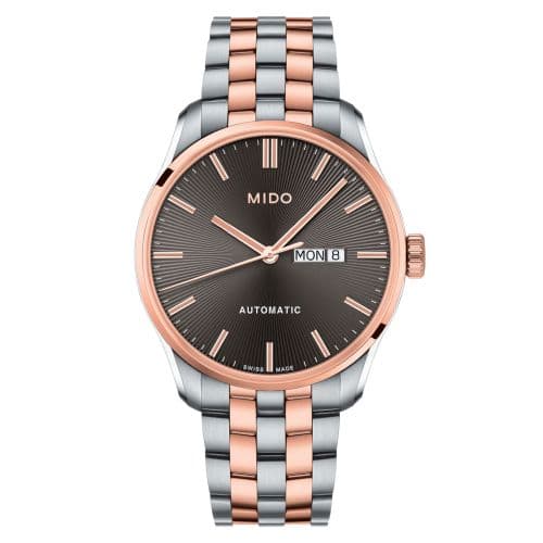 Mido Belluna Sunray Stainless Steel - Rose Gold / Grey / Bracelet