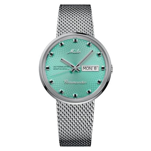 Mido Commander 1959 Stainless Steel / Turquoise / Bracelet