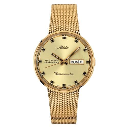 Mido Commander 1959 Yellow Gold / Champagne / Bracelet