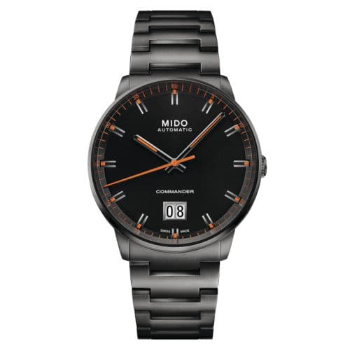 Mido Commander Big Date PVD / Black / Bracelet