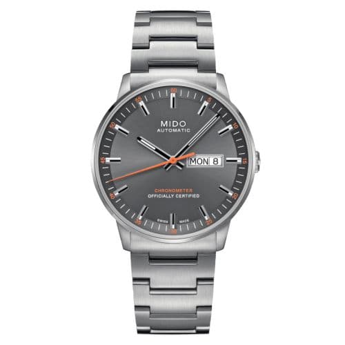 Mido Commander Chronometer Stainless Steel / Grey / Bracelet