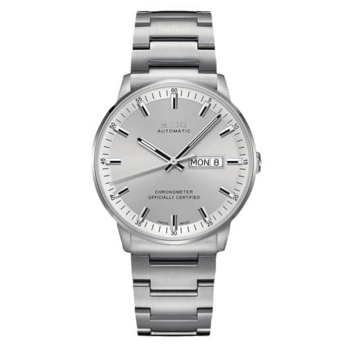Mido Commander Chronometer Stainless Steel / Silver / Bracelet