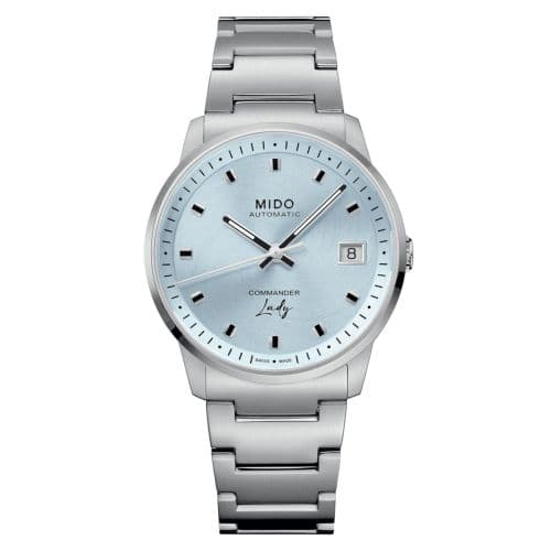 Mido Commander Lady Stainless Steel / Blue / Bracelet