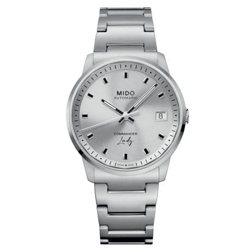 Mido Commander Lady Stainless Steel / Silver / Bracelet