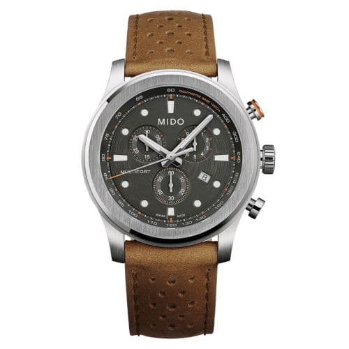 Mido Multifort Chronograph Quartz Stainless Steel / Grey