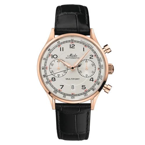 Mido Multifort Patrimony Chronograph Rose Gold / Ivory