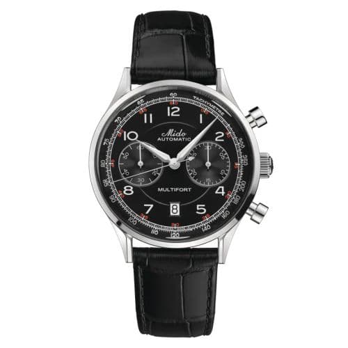 Mido Multifort Patrimony Chronograph Stainless Steel / Black