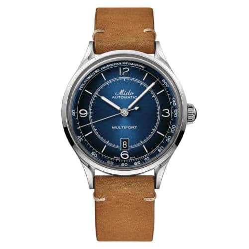 Mido Multifort Patrimony Stainless Steel / Blue
