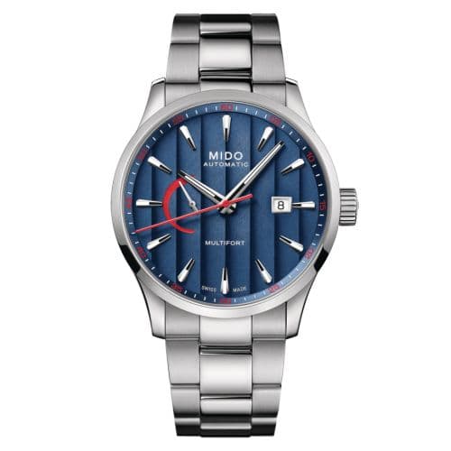 Mido Multifort Power Reserve Stainless Steel / Blue / Bracelet