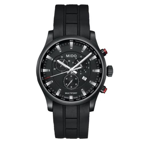 Mido Multifort Quartz Chronograph PVD / Black