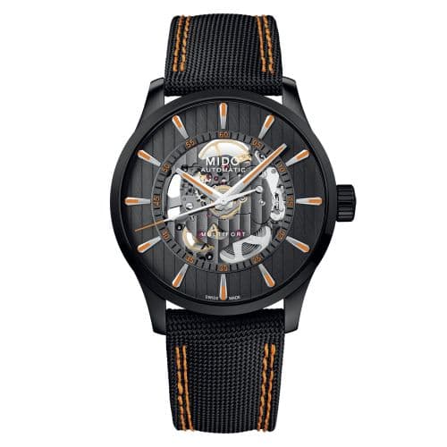 Mido Multifort Skeleton Vertigo PVD / Black