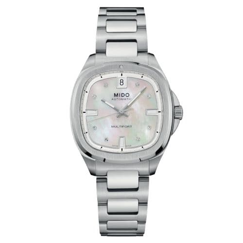 Mido Multifort TV 35 Stainless Stel / MOP / Bracelet