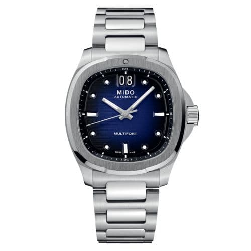 Mido Multifort TV Big Date Stainless Steel / Blue / Bracelet