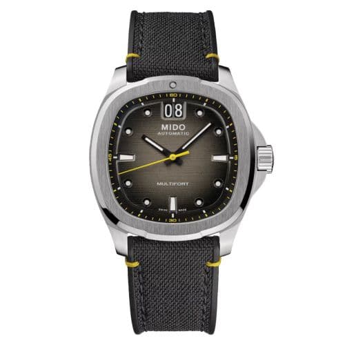 Mido Multifort TV Big Date Stainless Steel / Grey / Strap