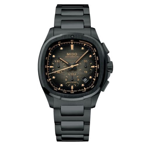 Mido Multifort TV Chronograph PVD / Grey / Bracelet