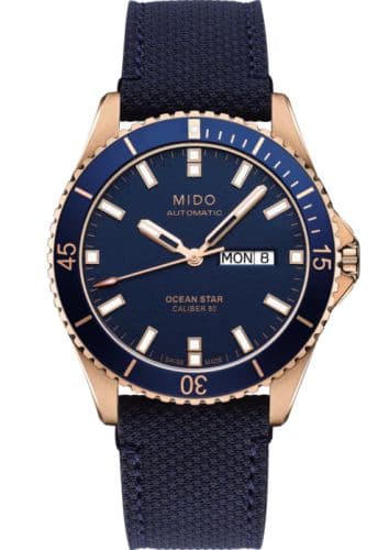 Mido Ocean Star 200 Rose / Blue / Canvas