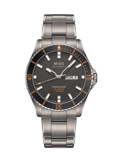 Mido Ocean Star 200 Titanium / Grey / Bracelet