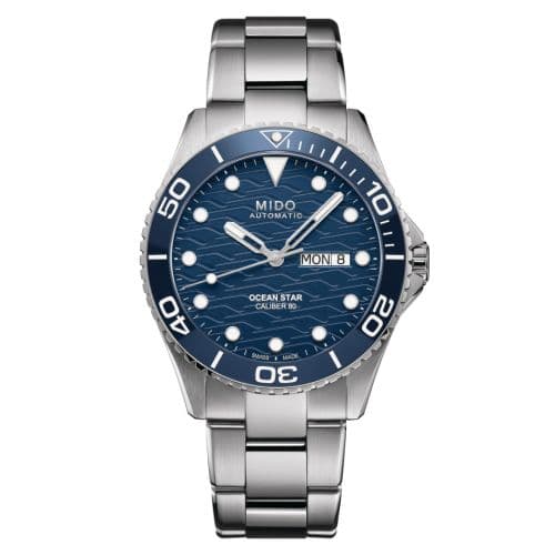 Mido Ocean Star 200C Stainless Steel / Blue / Bracelet