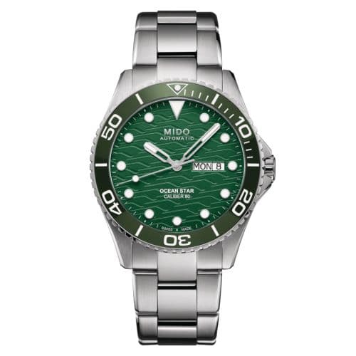 Mido Ocean Star 200C Stainless Steel / Green / Bracelet