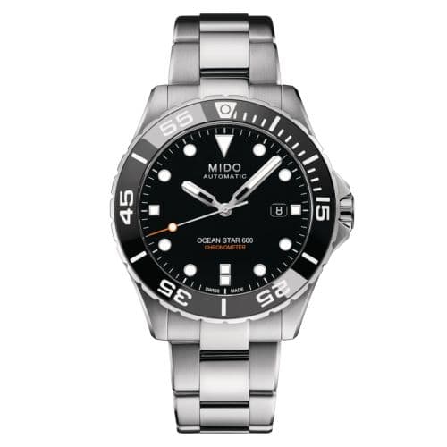 Mido Ocean Star 600 Chronometer Stainless Steel / Black / Bracelet
