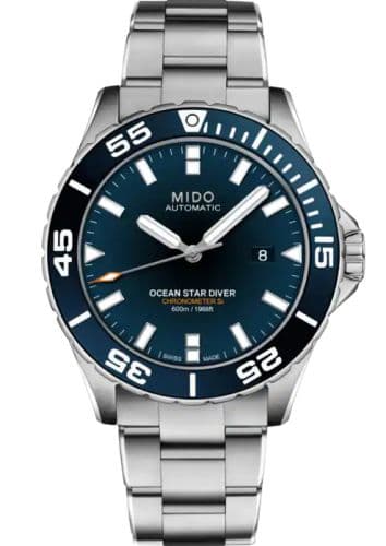 Mido Ocean Star 600 Chronometer Stainless Steel / Blue / Bracelet