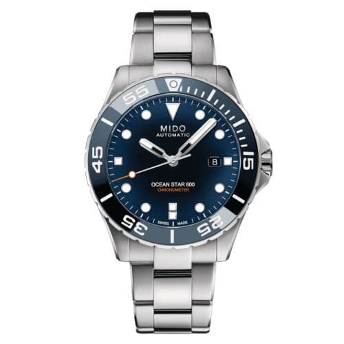 Mido Ocean Star 600 Chronometer Stainless Steel / Blue / Bracelet