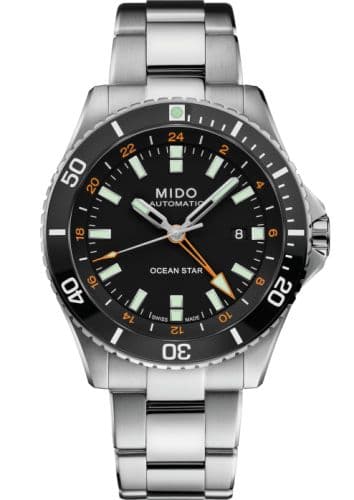 Mido Ocean Star GMT Stainless Steel / Black / Bracelet