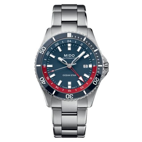 Mido Ocean Star GMT Stainless Steel / Blue / Bracelet