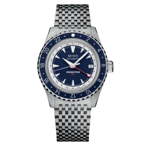 Mido Ocean Star GMT Stainless Steel / Blue / Bracelet