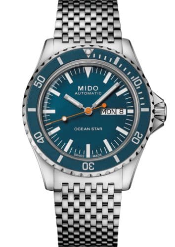 Mido Ocean Star Tribute Stainless Steel / Blue