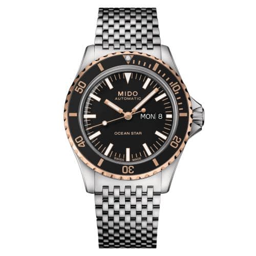 Mido Ocean Star Tribute Stainless Steel / Rose Gold / Black