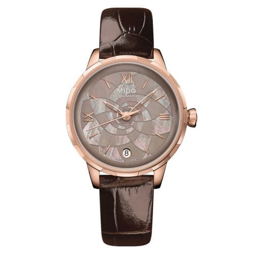 Mido Rainflower Origin Rose Gold / Brown MOP