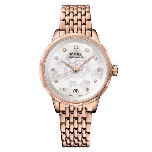 Mido Rainflower Origin Rose Gold / MOP - Diamond / Bracelet