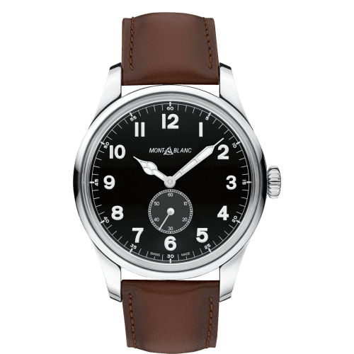 Montblanc 1858 Automatic Small Second Stainless Steel / Black