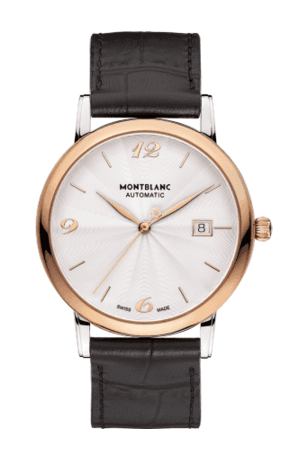 Montblanc Classique Date Automatic 39mm Two Tone Guilloche