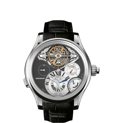 Montblanc ExoTourbillon Chronographe White Gold / Grey