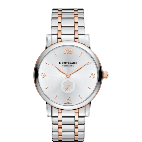 Montblanc Star Classique Automatic Two Tone Red / Bracelet
